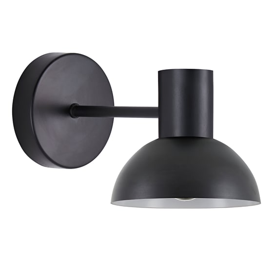 Απλίκα Τοίχου Homelighting 77-8318 Μεταλλική 17x10 cm - Μαύρη image 0