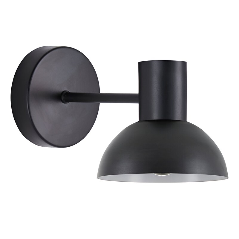 Απλίκα Τοίχου Homelighting 77-8318 Μεταλλική 17x10 cm - Μαύρη