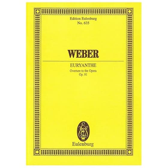Weber - Euryanthe Overture Op.81 [pocket Score] image 0
