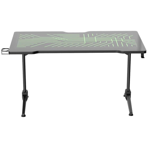 Γραφείο Gaming Deltaco από Σκληρυμένο Γυαλί DT420 140x75cm - Μαύρο image 3
