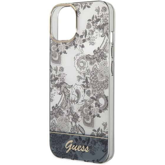 Θήκη Apple iPhone 14 Plus - Guess Porcelain Collection Hard Case - Γκρι image 6