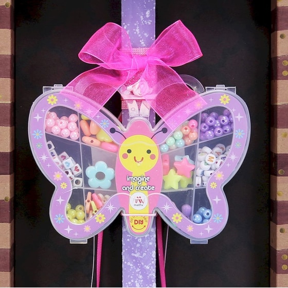 Λαμπάδα Synchronia Σετ Κοσμημάτων DIY - Πεταλούδα image 1