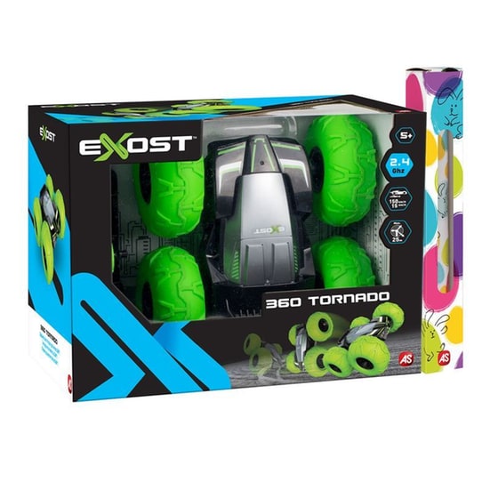Παιχνιδολαμπάδα Exost 360 Tornado Τηλεκατευθυνόμενο Αυτοκίνητο Πράσινο - (7530-20261) image 0