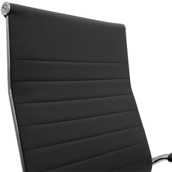 Καρέκλα Γραφείου Διευθυντή Valter Pakoworld Μαύρο Pu 55.5x58x108εκ – 277-000001 image 3