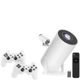 Gaming Projector M300 Max με Δύο Χειριστήρια - Λευκό