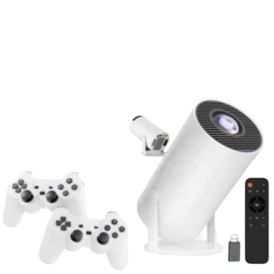Gaming Projector M300 Max με Δύο Χειριστήρια - Λευκό image 0