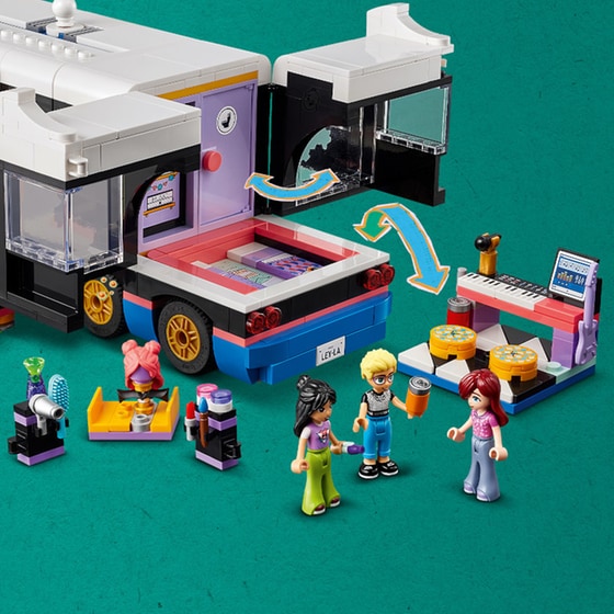 LEGO® Friends Pop Star Music Tour Bus (42619) image 8