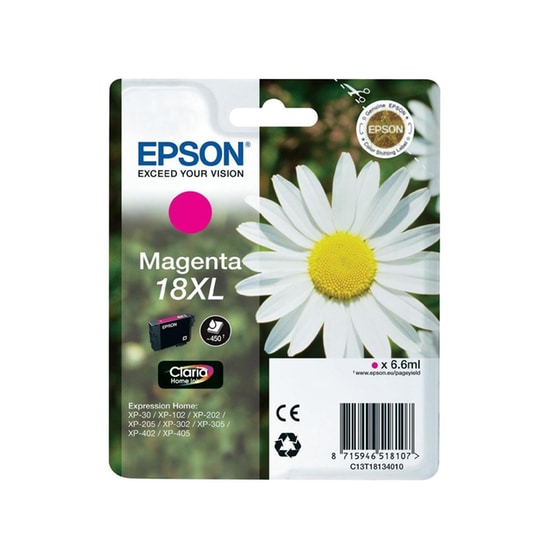 Epson 18XL Ματζέντα Μελάνι Εκτυπωτή C13T18134010 image 0