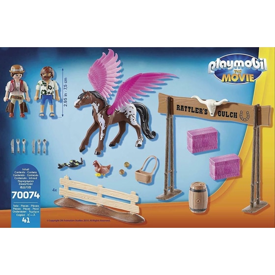 PLAYMOBIL® The Movie Η Μάρλα και Ο Ντελ στην Άγρια Δύση (70074) image 3