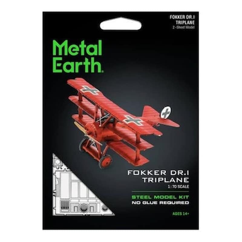 Αεροπλάνο Fokker Dr. I Triplane Metal Earth Puzzle