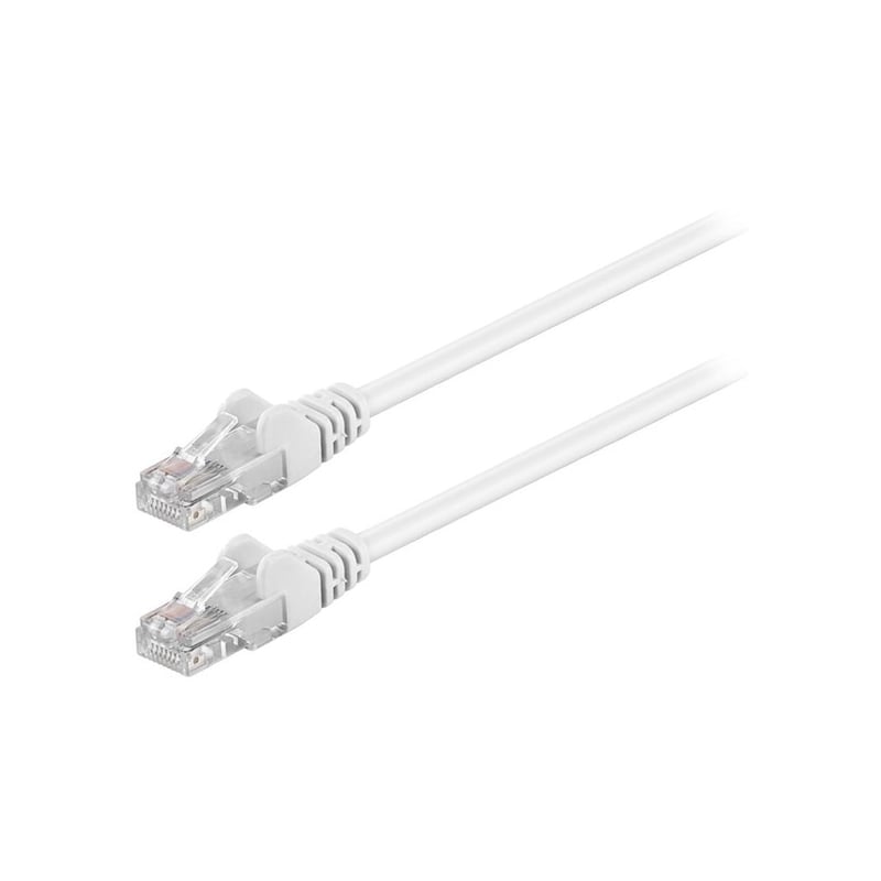 GOOBAY Καλώδιο GOOBAY UTP CAT.5E RJ45-RJ45 1m - Λευκό
