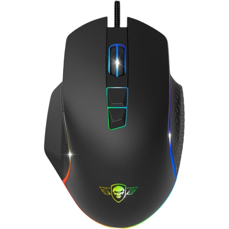 SPIRIT OF GAMER Gaming Ενσύρματο Ποντίκι Spirit Of Gamer Pro-M1 8000 DPI RGB - Μαύρο