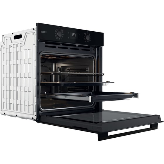 WHIRLPOOL OMSK58RU1SB & WF S3660 CPNE 71 Lt Μαύρο Eντοιχιζόμενο Σετ Φούρνος και Εστία image 5