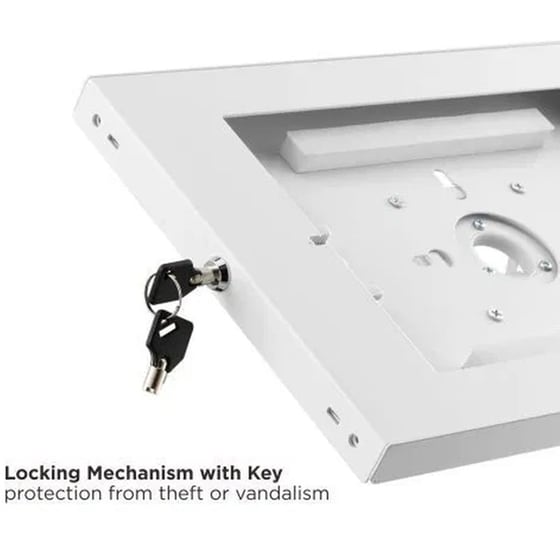 Βάση Στήριξης Tablet Brateck PAD34-03, αντικλεπτική για Tablet 9.7-11" - White image 2