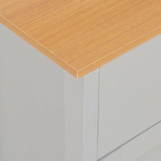 Vidaxl Μπουφές Γκρι 112 X 35 X 81 Εκ. image 2