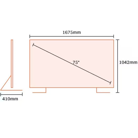 Sony BRAVIA 3 LED 75" 4K Google Smart Τηλεόραση K75S35B image 1