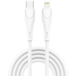 Καλώδιο δεδομένων Inos INOSNS-68605 Lightning σε USB-C 20 W - Λευκό