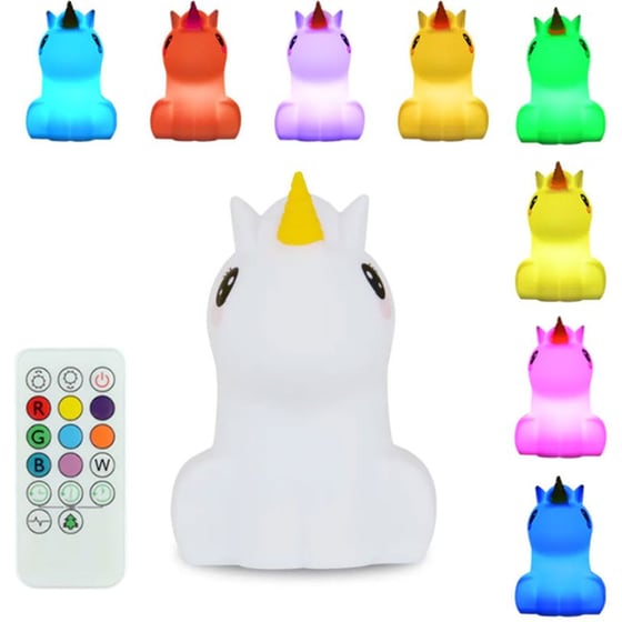 Παιδικό Φωτάκι Νυκτός Led Ango Unicorn ANG-219 - Λευκό image 4