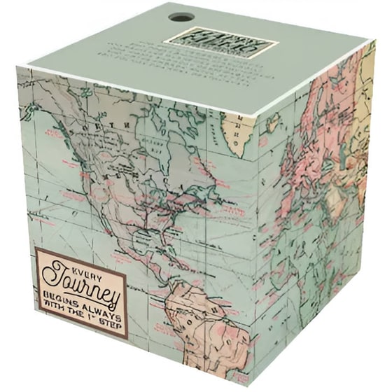 Σετ Κύβος Σημειώσεων και Βάση Legami 90x90 mm Map (700 Φύλλων - 1 Τεμάχιο) image 0