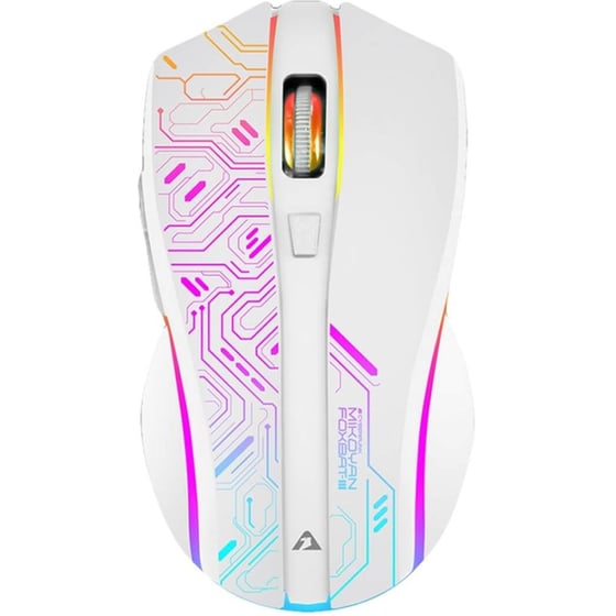 Gaming Set Armaggeddon MKA-2C Neo Μηχανικό Gaming Ενσύρματο Πληκτρολόγιο RGB (US) + Armaggeddon Mikoyan Foxbat III Cyberpunk Gaming Ασύρματο Ποντίκι - White image 3