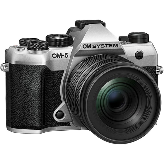 Φωτογραφική Μηχανή Mirrorless Olympus OM-5 Mark II & Φακός M.Zuiko Digital 12-45mm F4 PRO - Silver image 2