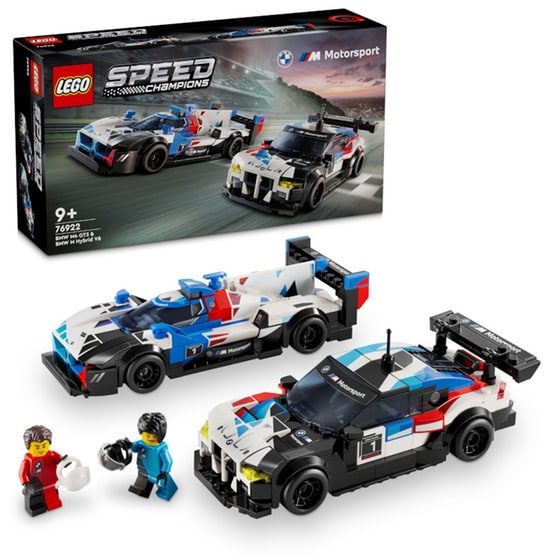 LEGO® Speed Champions BMW M4 GT3 & BMW M Hybrid V8 Race Cars (76922) image 9