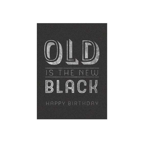Ευχετήρια Κάρτα Legami Happiness Old is the New Black image 0