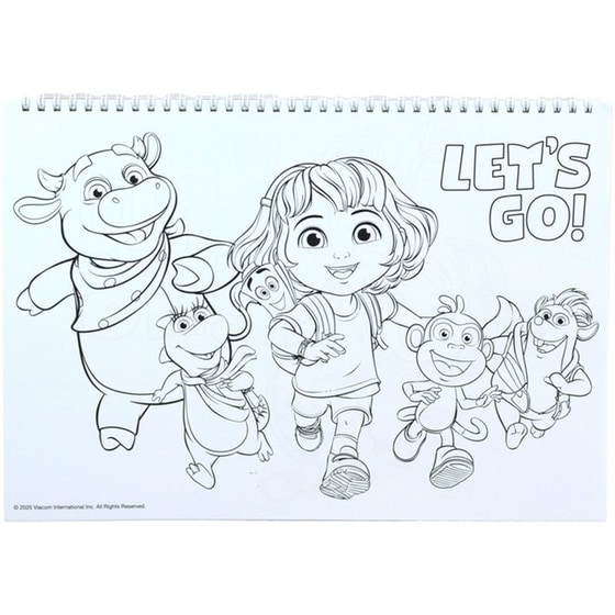 Μπλοκ Ζωγραφικής Gim A4 40Φ Dora The Explorer image 3