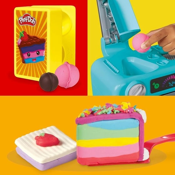 Hasbro Play-Doh Super Slice Cake Playet (G0497) image 8