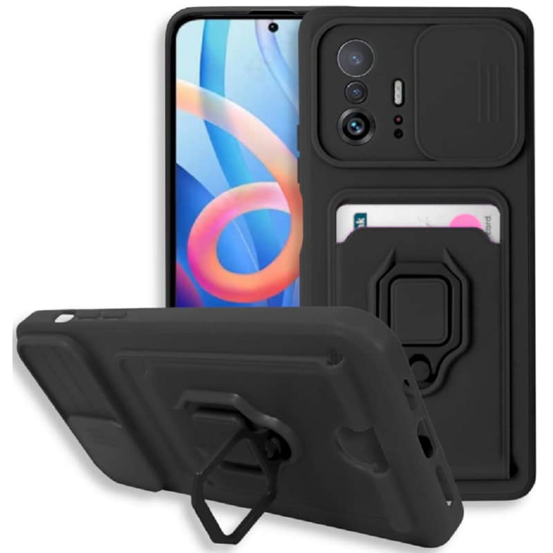 BODYCELL Θήκη Xiaomi 11T/11T Pro - Bodycell Multifunction - Μαύρο