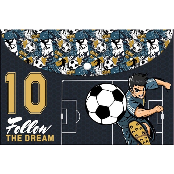 Φάκελος Must με Κουμπί Α4 Football image 0