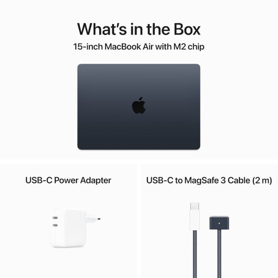 Apple MacBook Air with M2 Chip 15.3" QHD+ (Apple M2/8 Cores/8GB/256GB SSD/Mac OS) Midnight image 11