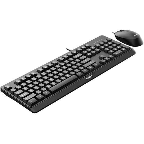 PHILIPS SPT6207BL Ενσύρματο σετ Πληκτρολόγιο/Ποντίκι - Μαύρο (US) image 3