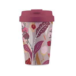 Ποτήρι Chic Mic Wild Flowers από PLA με Kαπάκι 350ml - Πολύχρωμο