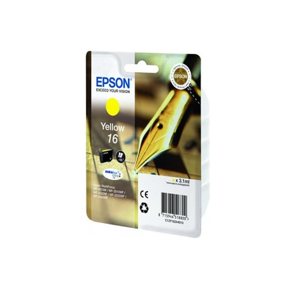 Epson 16 Κίτρινο Μελάνι Εκτυπωτή C13T16244010 image 1