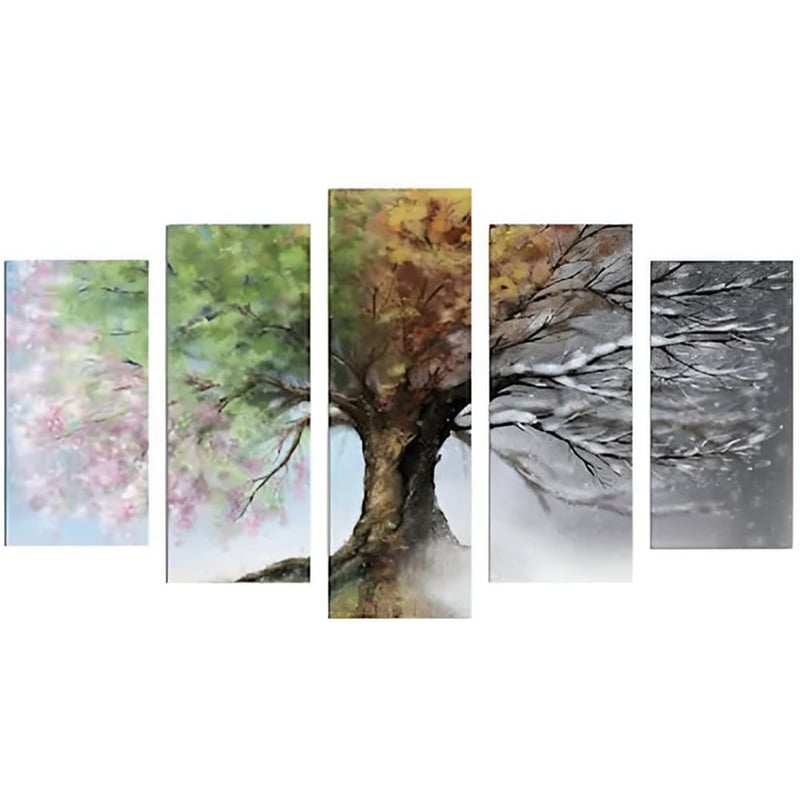 Πενταπτυχος Πινακας Mdf Four SeasonsFb97206.05 100×60 cm
