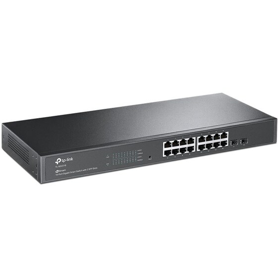 TP-Link TL-SG2218 Network Switch Managed JetStream L2/L2+ Gigabit Ethernet (1000 Mbps) 16-Port 1U image 1