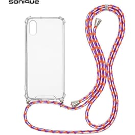 Θήκη Apple iPhone XR - Sonique με Κορδόνι Armor Clear - Πορτοκαλί