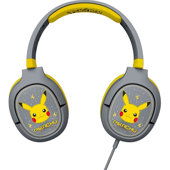OTL Pokémon Pikachu Pro G1 Παιδικά Gaming Ενσύρματα Ακουστικά 3.5mm - Γκρι/Κίτρινα image 2