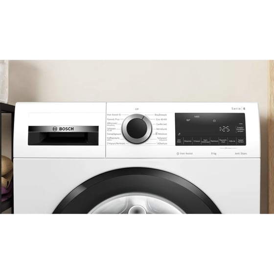 BOSCH WGG244ZPGR 9 kg 1.400 Στροφές Λευκό Πλυντήριο Ρούχων image 3