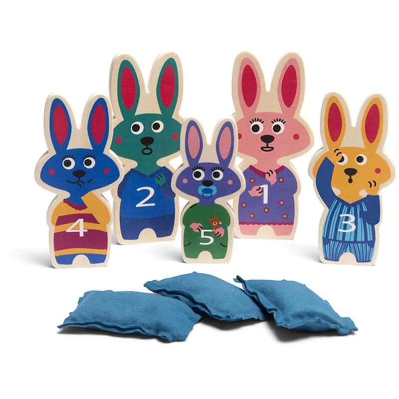 Ξύλινο Παιχνίδι Δραστηριότητας BS Toys Κουνελάκια Στην Σειρά