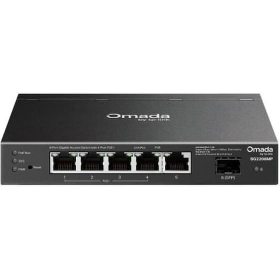 TP-Link SG2206MP Network Switch Managed Gigabit Ethernet (1000 Mbps) image 0