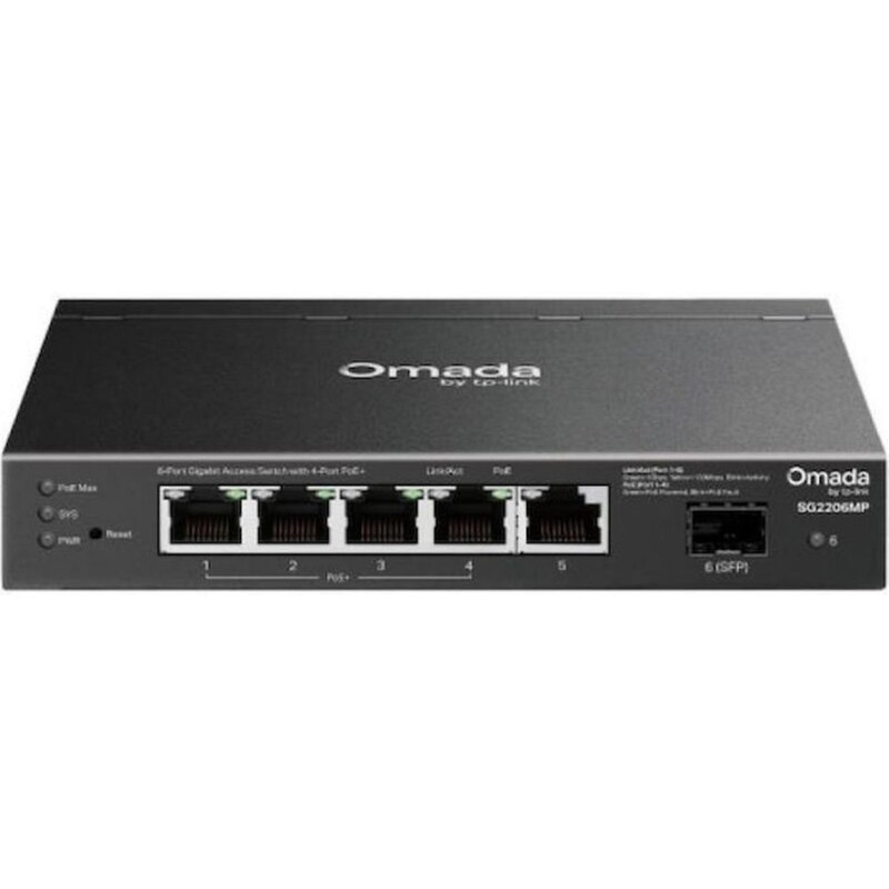 TP-Link SG2206MP Network Switch Managed Gigabit Ethernet (1000 Mbps)