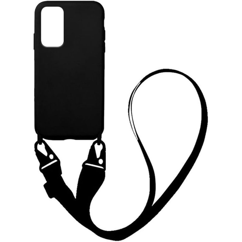 Θήκη Xiaomi Redmi Note 11S - Sonique Carryhang Liquid Silicone Strap - Μαύρο