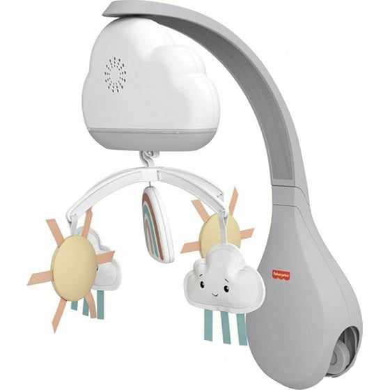 Fisher Price Περιστρεφόμενο Μόμπιλε Κούνιας με Ουράνιο Τόξο,Μουσική & Αισθητήρα Ανίχνευσης Κλάματος image 1