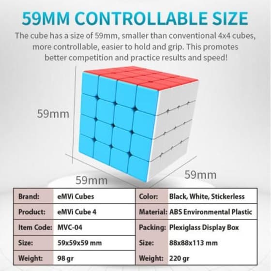 Κύβος Emvi Cube 4 In Display Box image 6