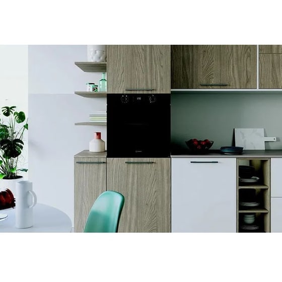 INDESIT IO K58HS B 71 Lt Μαύρο Εντοιχιζόμενος Φούρνος Άνω Πάγκου image 5