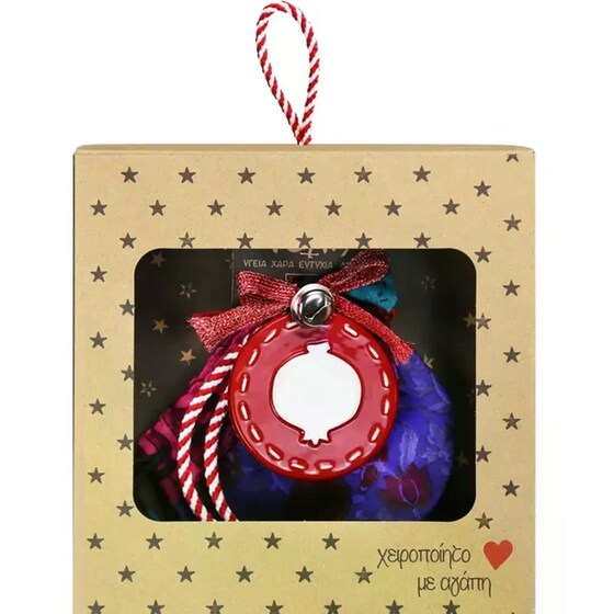 Γούρι Synchronia&nbsp;Κεραμικό&nbsp;Mini&nbsp;Ρόδι&nbsp;Στρόγγυλο 18cm image 0