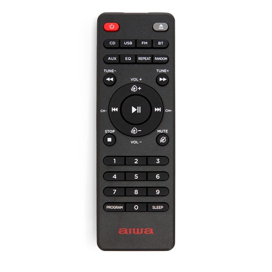 Ηχοσύστημα Aiwa MSBTU-500 2.0 50W Με CD/Digital Media Player - Μαύρο image 9