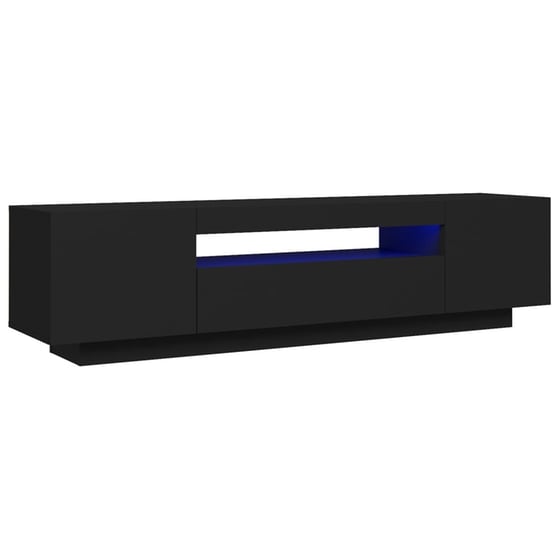 Έπιπλο Τηλεόρασης VidaXL από Μοριοσανίδα 160x35x40cm  - Μαύρο image 0